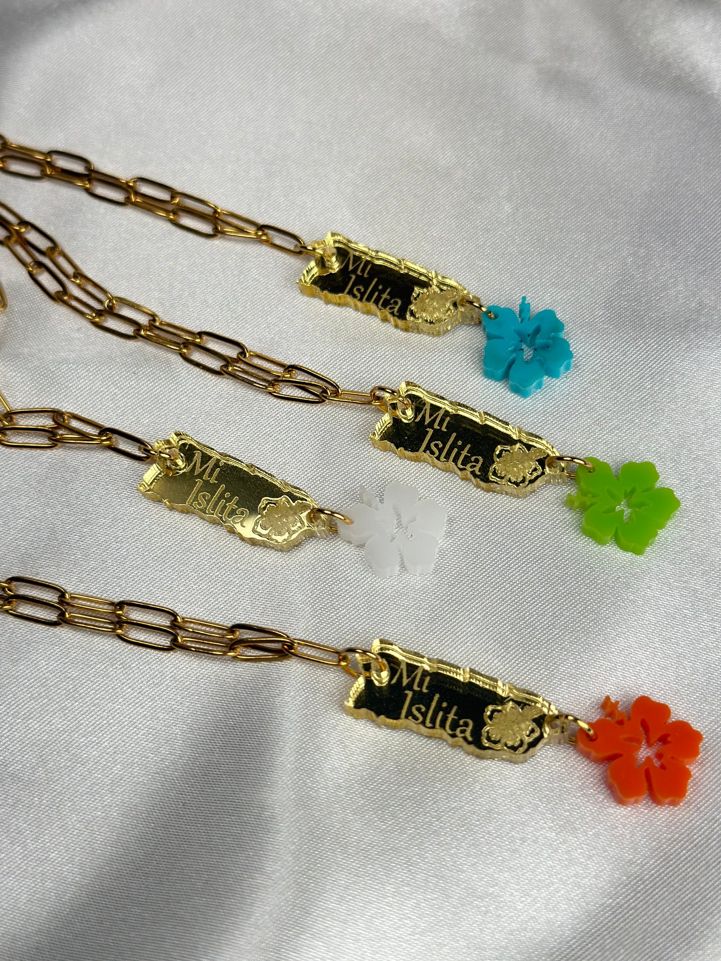 Mi isla PR map Necklace