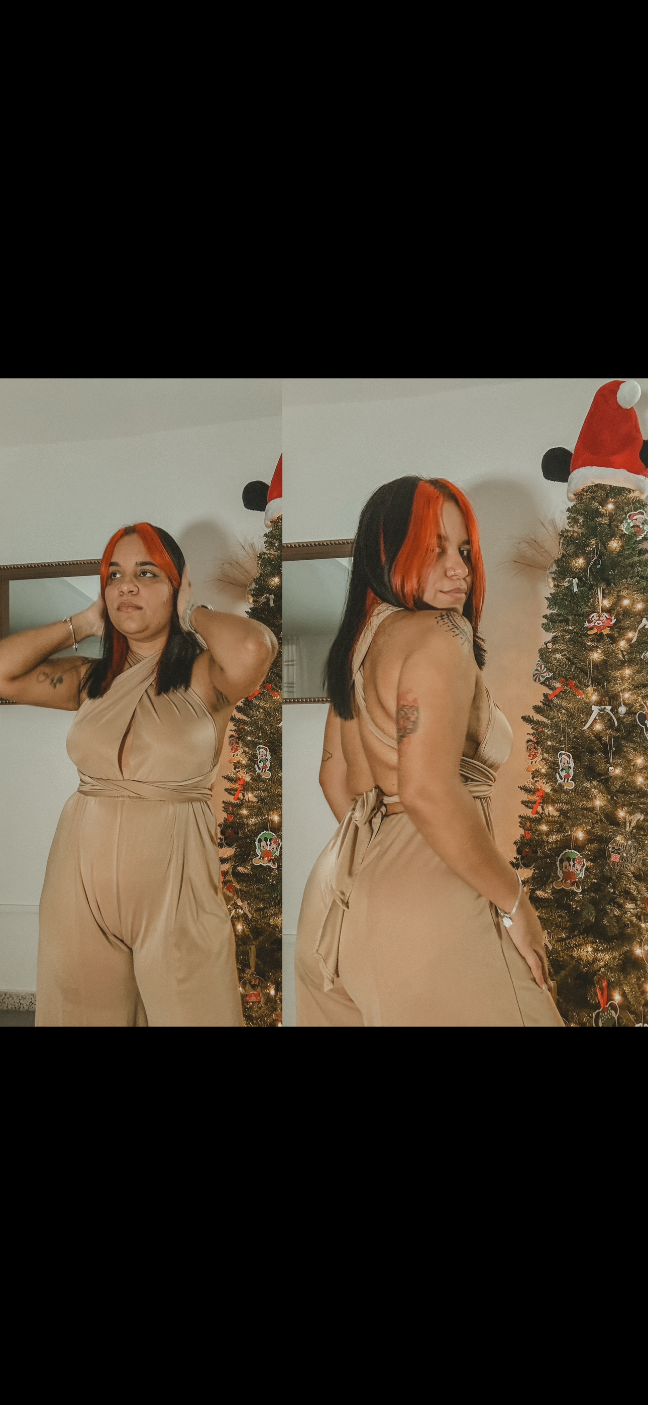 Beige Jumpsuit