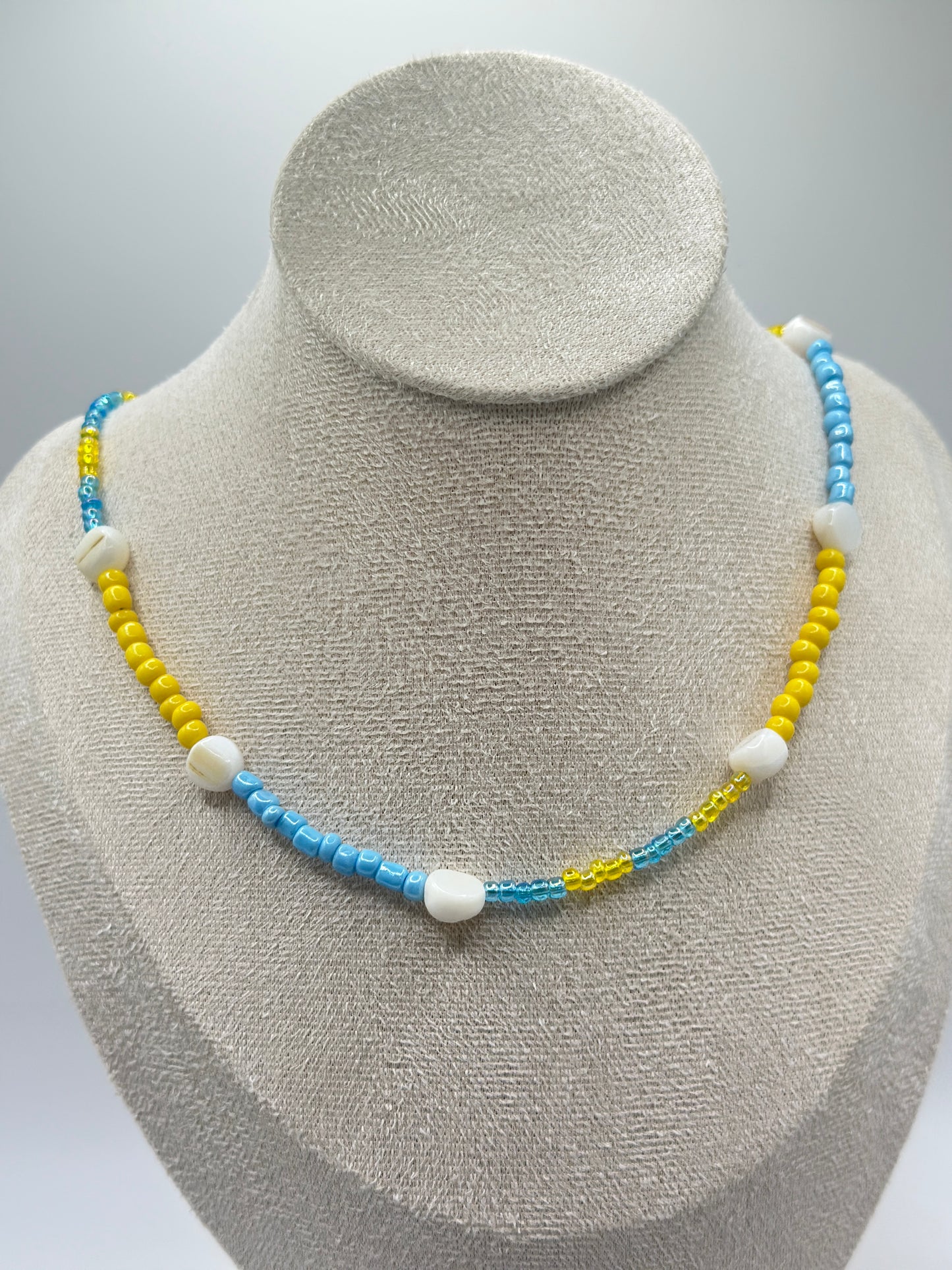 Yellow Blue Necklace