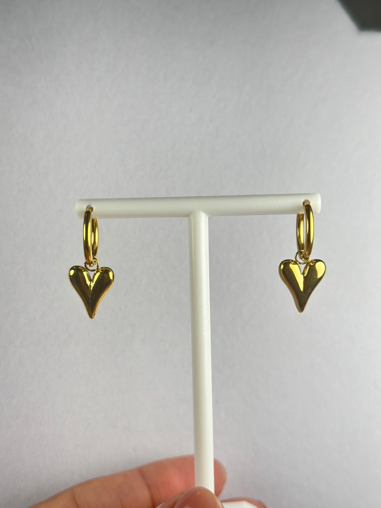 Heart Gold Earrings