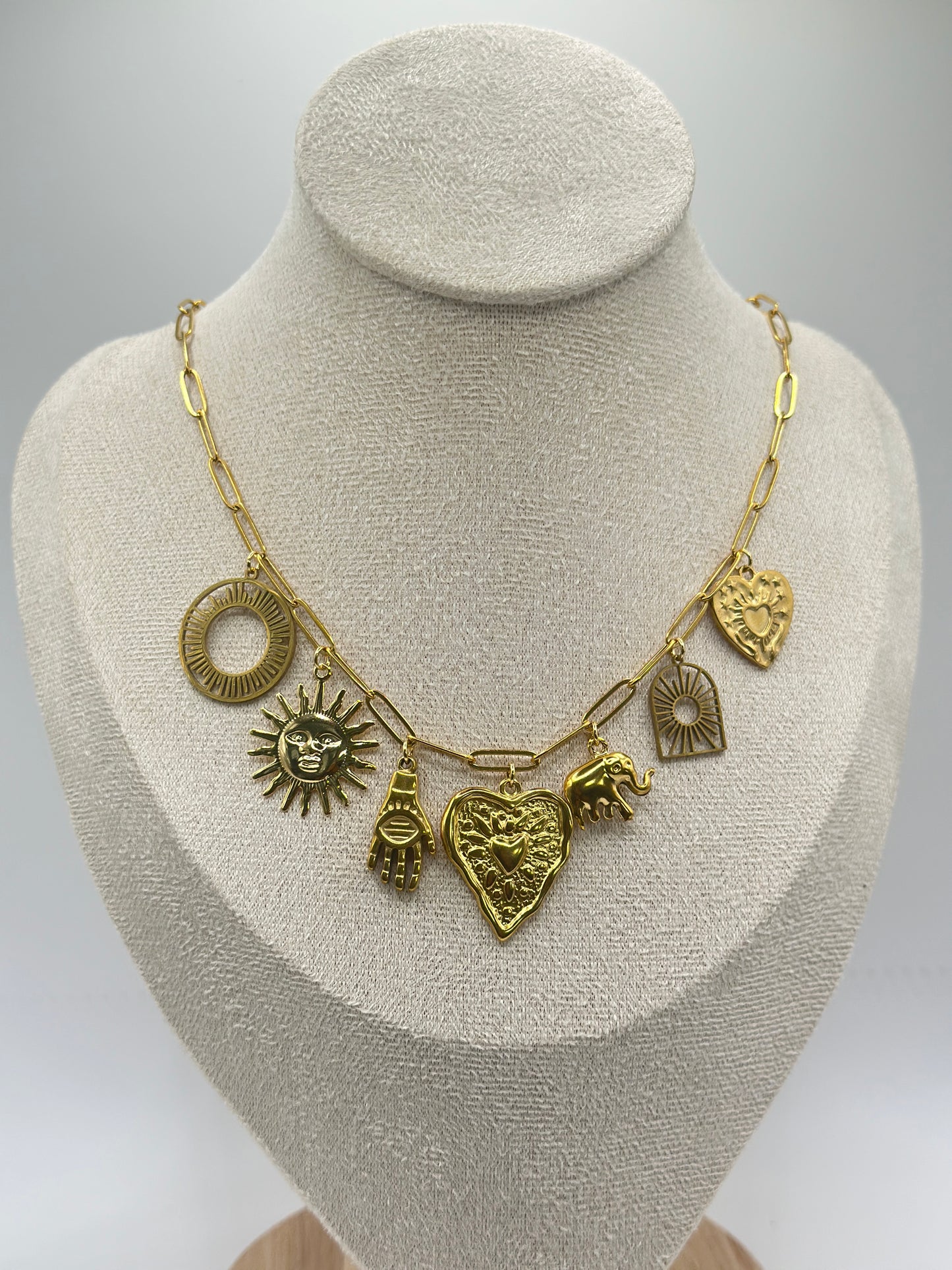 Large Paperclip Necklace 18”