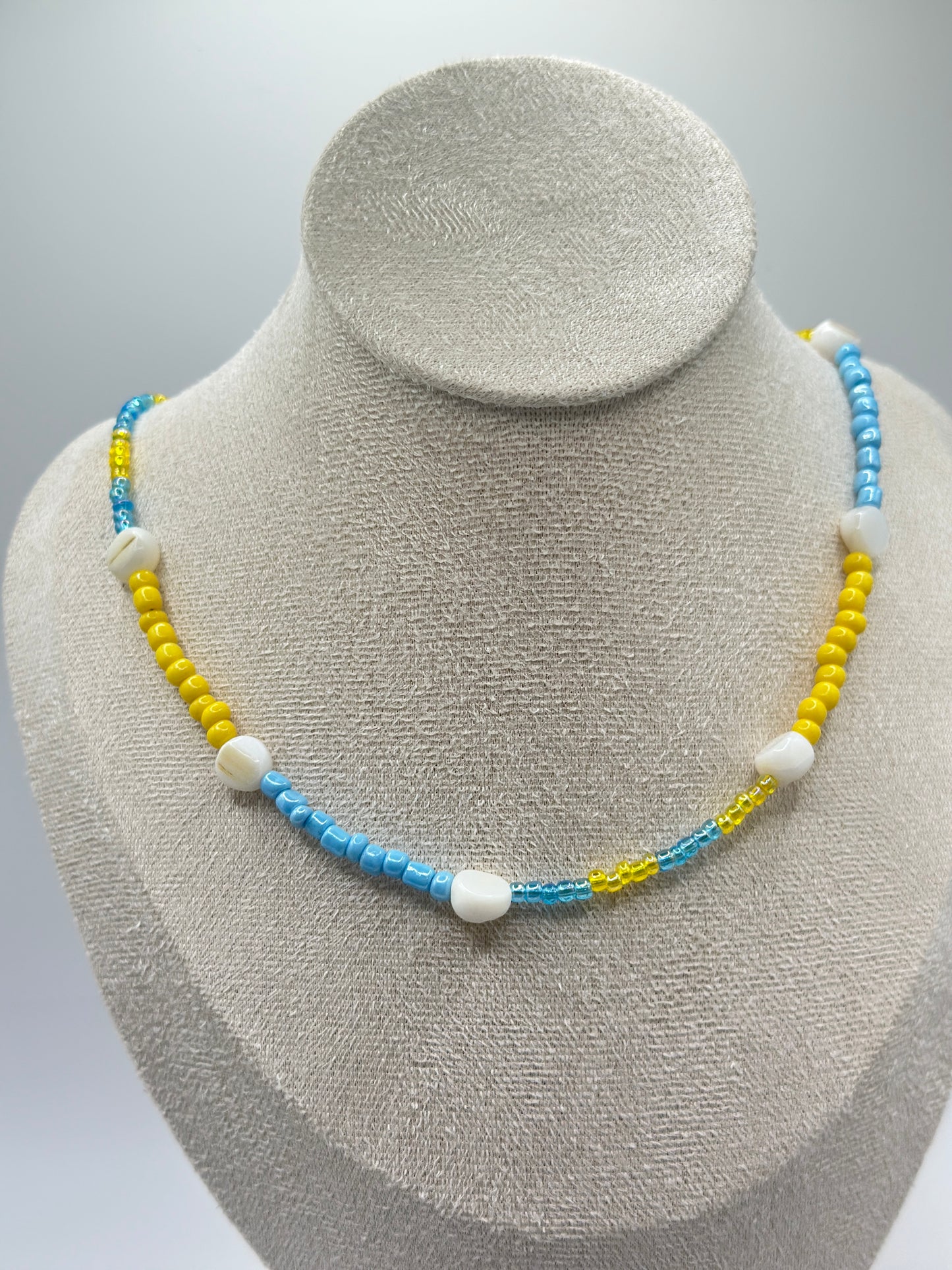 Yellow Blue Necklace