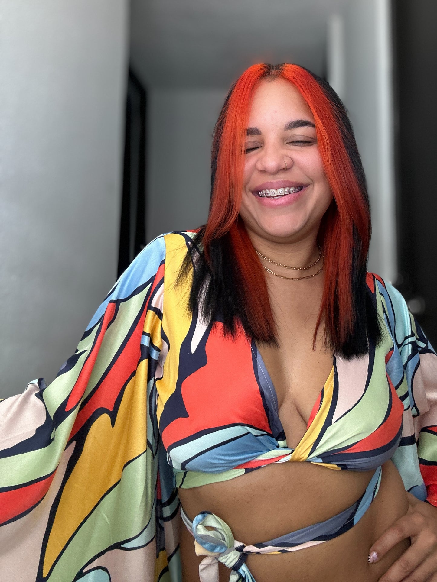 Multicolor top
