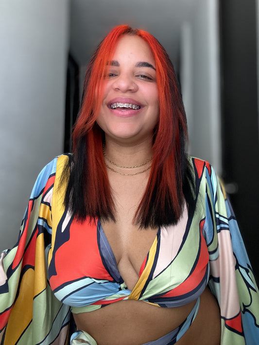 Multicolor top