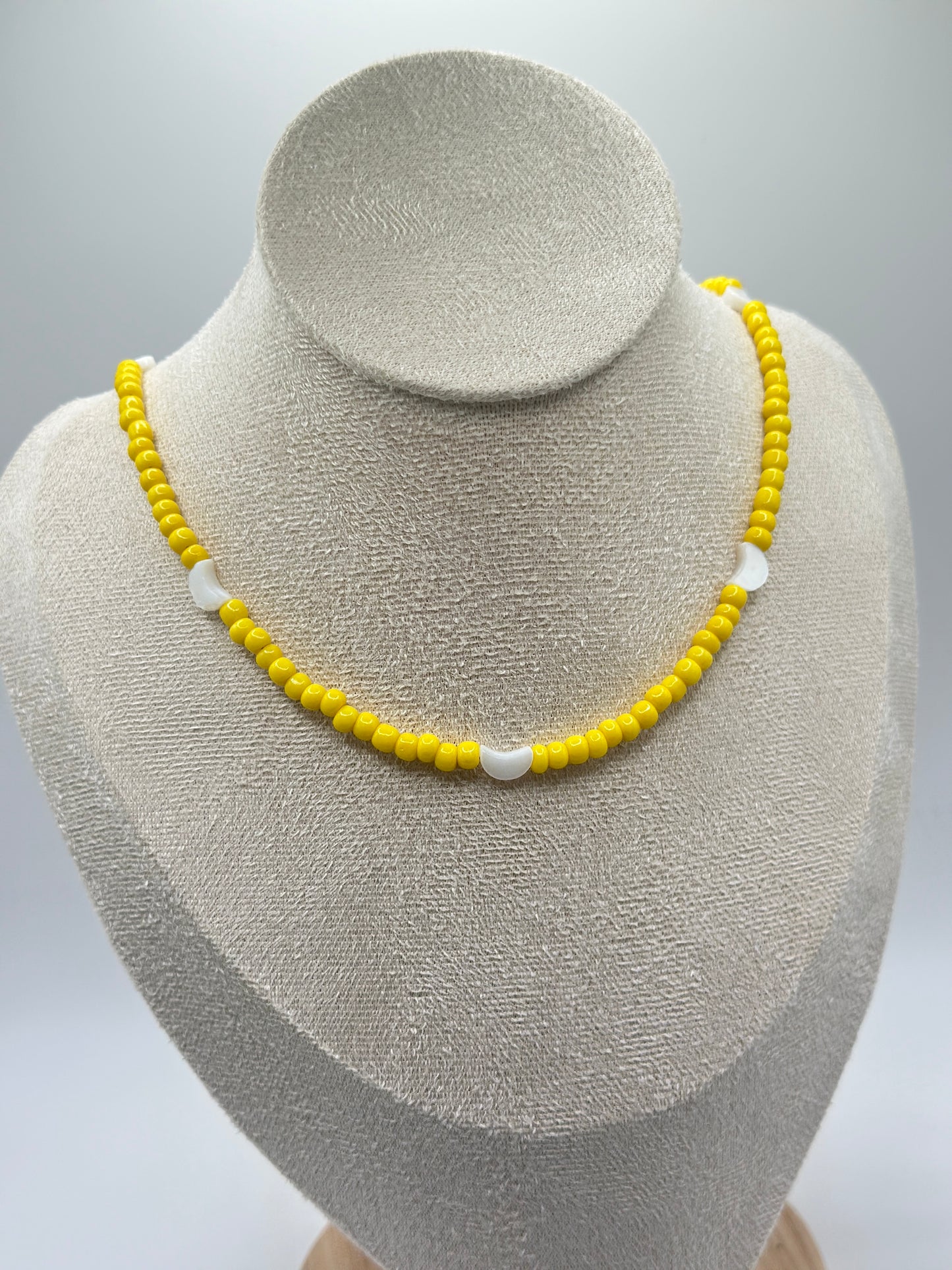 Yellow Moon Necklace