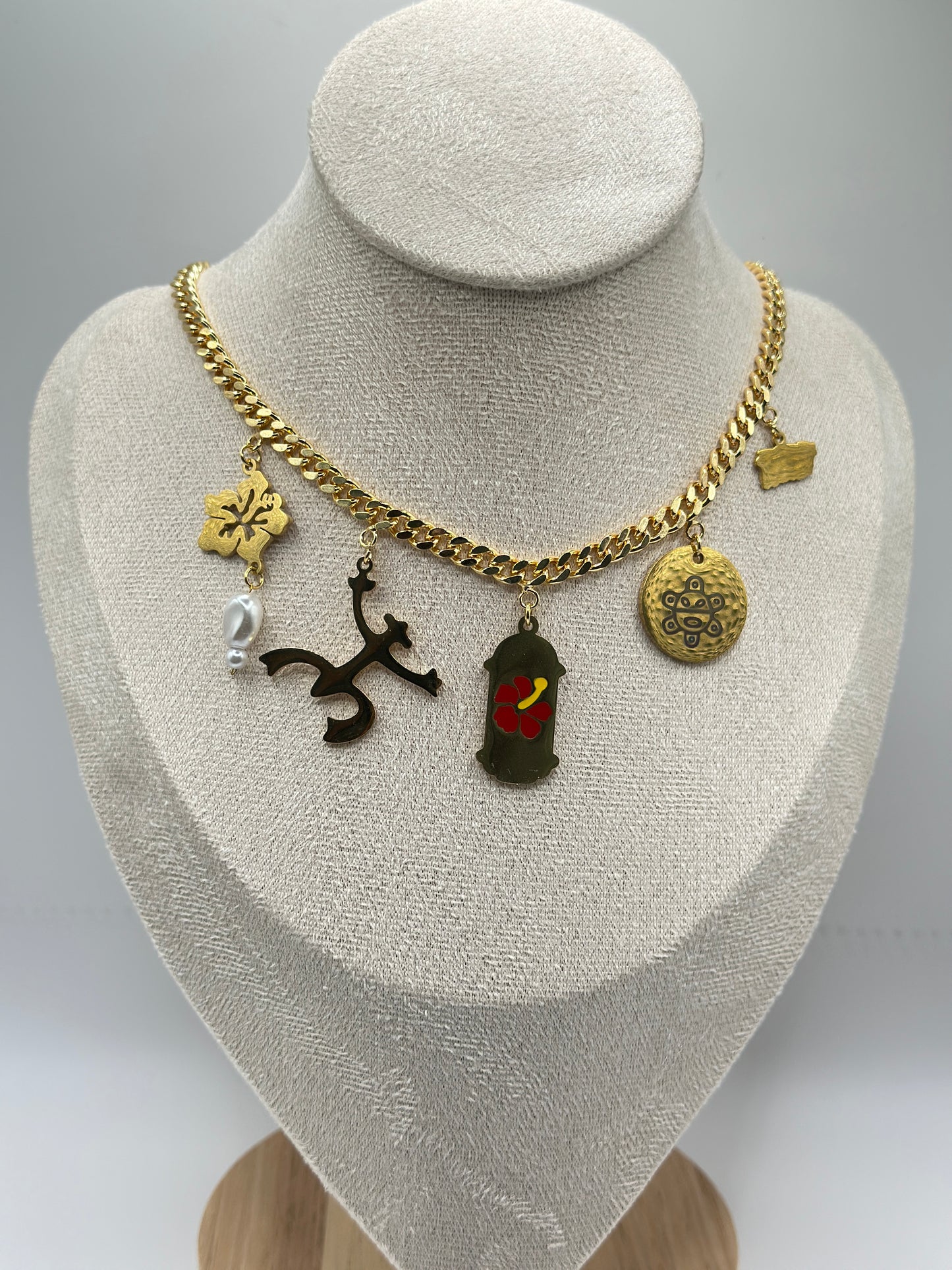Puerto Rico Charm Necklace