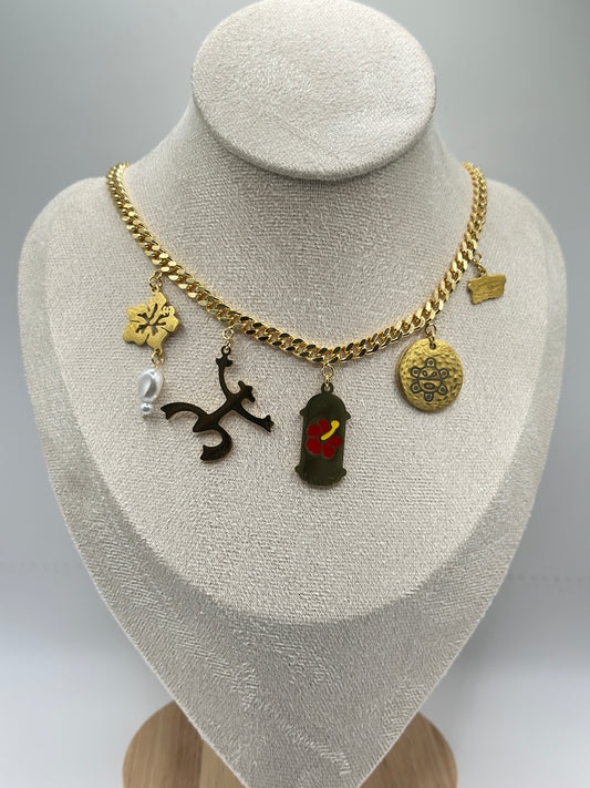 Puerto Rico Charm Necklace