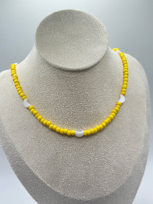 Yellow Moon Necklace