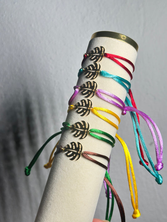 Monstera bracelet