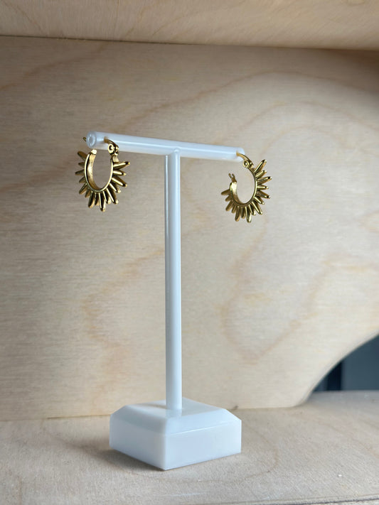Sun earrings